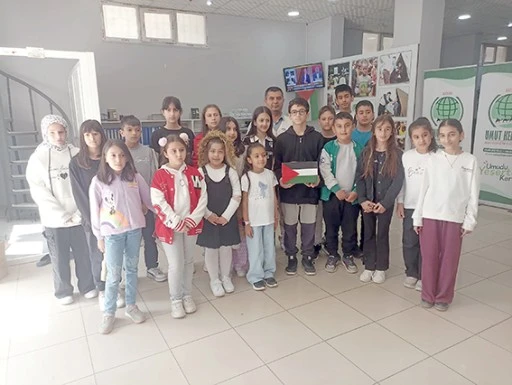 KUR’AN KURSU ÖĞRENCİLERİNDEN GAZZE’YE ANLAMLI DESTEK