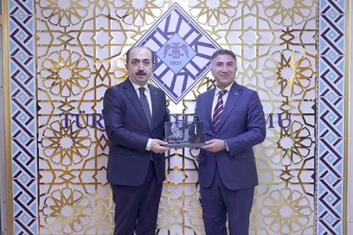 REKTÖR DEMİR, TTK BAŞKANINI ZİYARET ETTİ