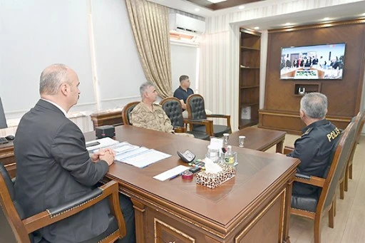 VALİ CANALP, VKS TOPLANTISINA KATILDI