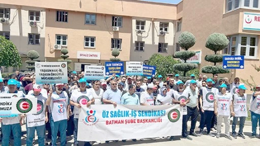 SAĞLIK EMEKÇİLERİNDEN TEPKİ