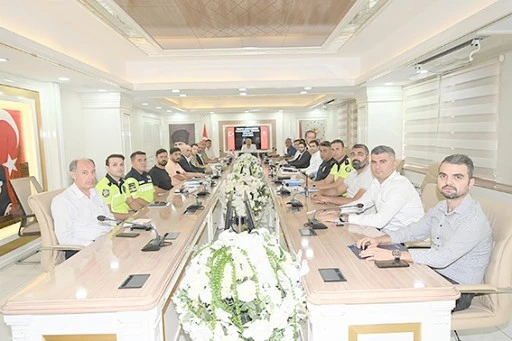TRAFİK KAZALARINI ÖNLENME TOPLANTISI YAPILDI