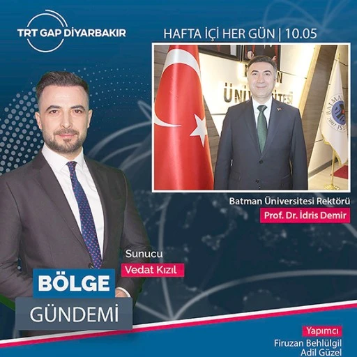 REKTÖR DEMİR, TRT GAP’TA ÜNİVERSİTEYİ ANLATTI
