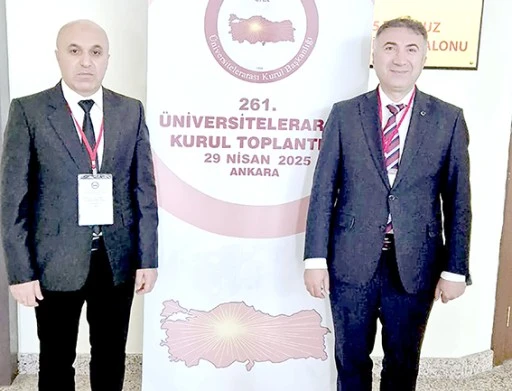 REKTÖR DEMİR, KURUL TOPLANTISINA KATILDI