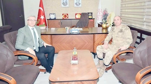 ALBAY ÖZ’DEN MÜDÜR CİĞER’E HAYIRLI OLSUN ZİYARETİ