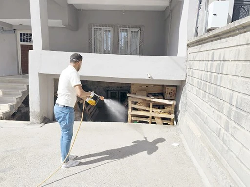 BELEDİYEDEN KESİNTİSİZ İLAÇLAMA ÇALIŞMALARI
