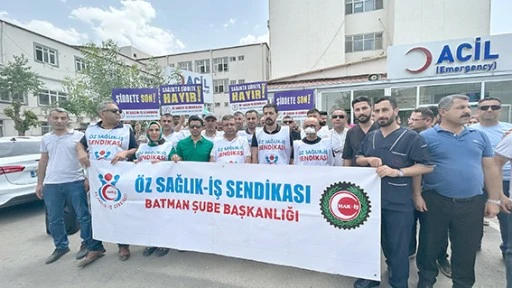 HASTANEDE GÜVENLİK GÖREVLİSİNE SALDIRI