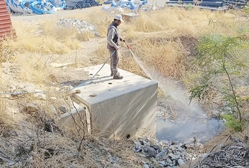 OSB’DE İLAÇLAMA ÇALIŞMALARI BAŞLATILDI