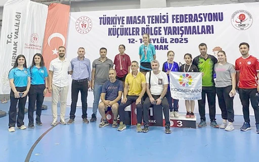 BATMAN, MASA TENİSİNDE BÖLGE DERECELERİ KAZANDI