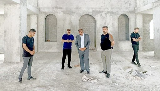 ZEYNEL ABİDİN CAMİİ İNŞAATI DEVAM EDİYOR