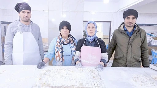 GİRİŞİMCİ KADINLAR LOKUM ÜRETMEYE BAŞLADI