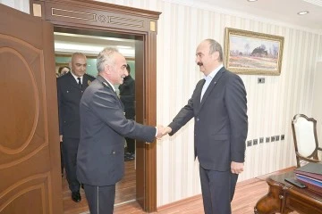 VALİ CANALP’A POLİS HAFTASI ZİYARETİ
