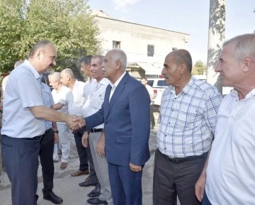 VALİ CANALP’TAN KÖYLERE ZİYARET